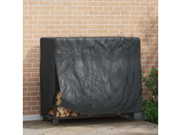 Vidaxl Cobertura Para Suporte De Lenha 61 X 122 X 106 Cm Retangular