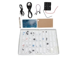 Kit Diy Contador Geiger Detector de Radiação Nuclear com Tubo Sensível e Componentes S/MARCA
