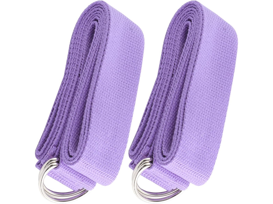 Besportble Conjunto De 2-faixas Elásticas Resistência Para Yoga, Flexões E Alongamentos Leves Portáteis