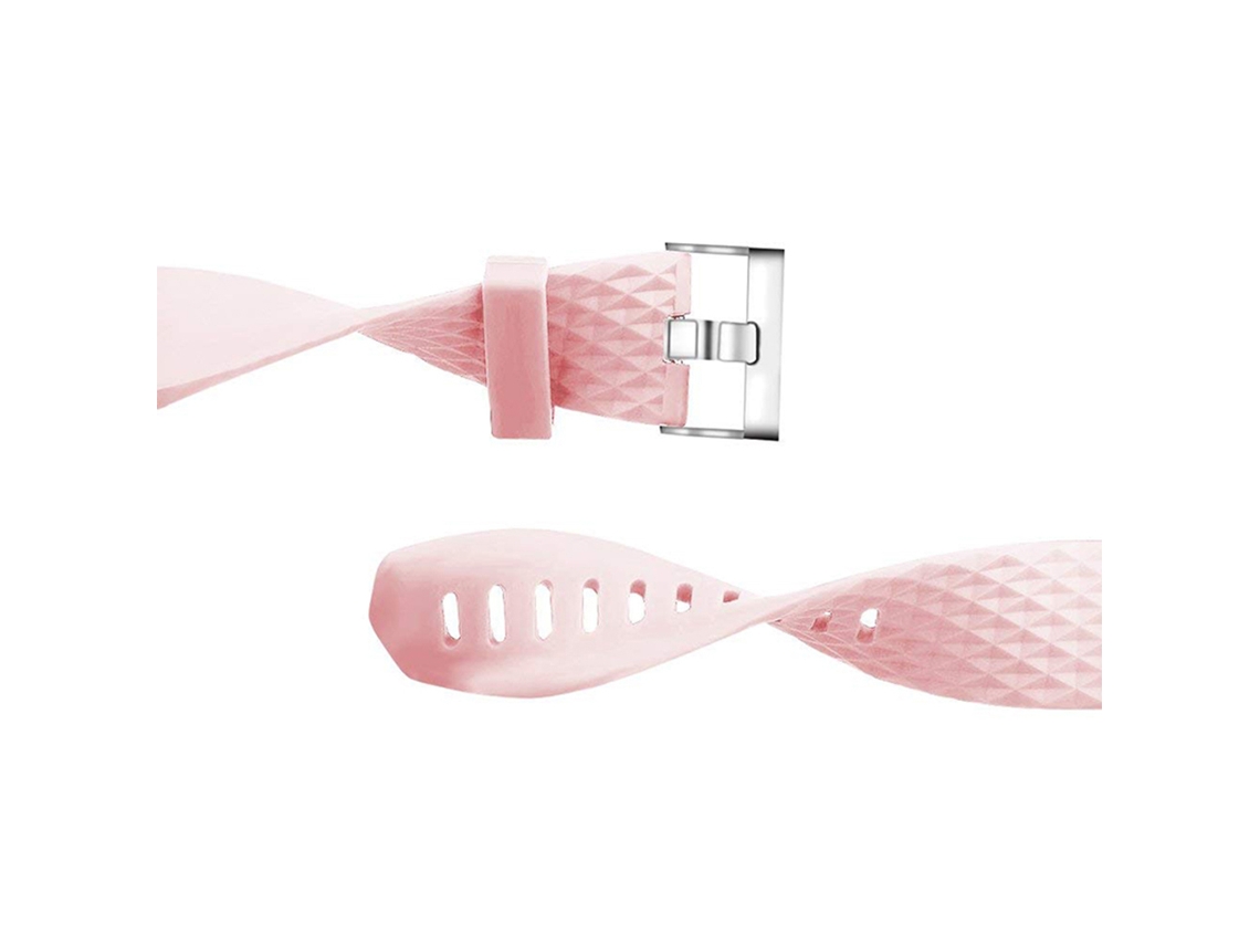 Cinta de relógio com padrão de diamante para Fitbit Charge 2 EOOCOO