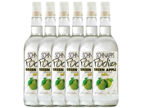 Licor DEVA VALLESANA Schnapp Deva Vallesana Licor Podium Manzana (1 L - 6 unidades)
