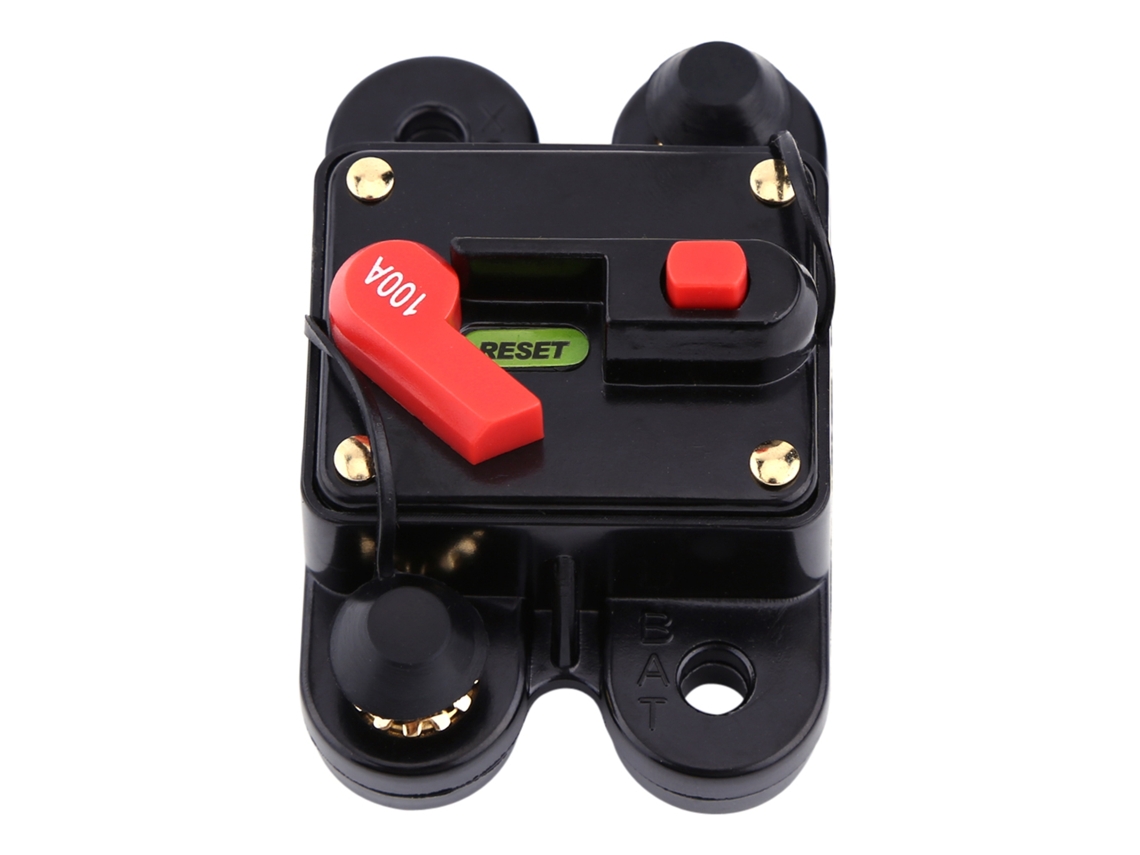 Disjuntor Reestabelecível 100a 12v Carro Barco Áudio