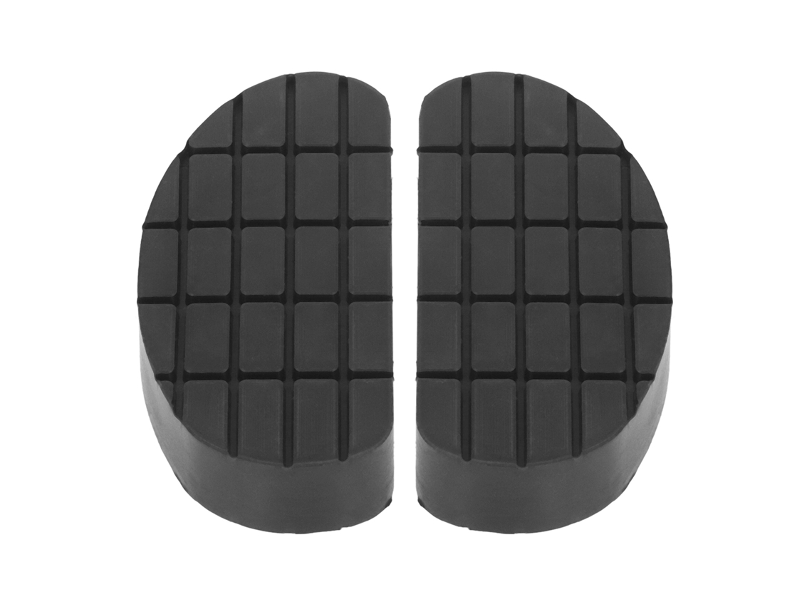 2 Pads De Casco Vaca Borracha Mole Protetiva Anti-desgaste