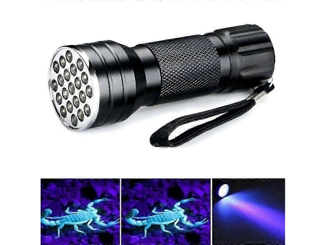 Lanterna de luz negra UV com 21 LEDs, classe de eficiência energética A, alta iluminação, 25 26s GOKOCO