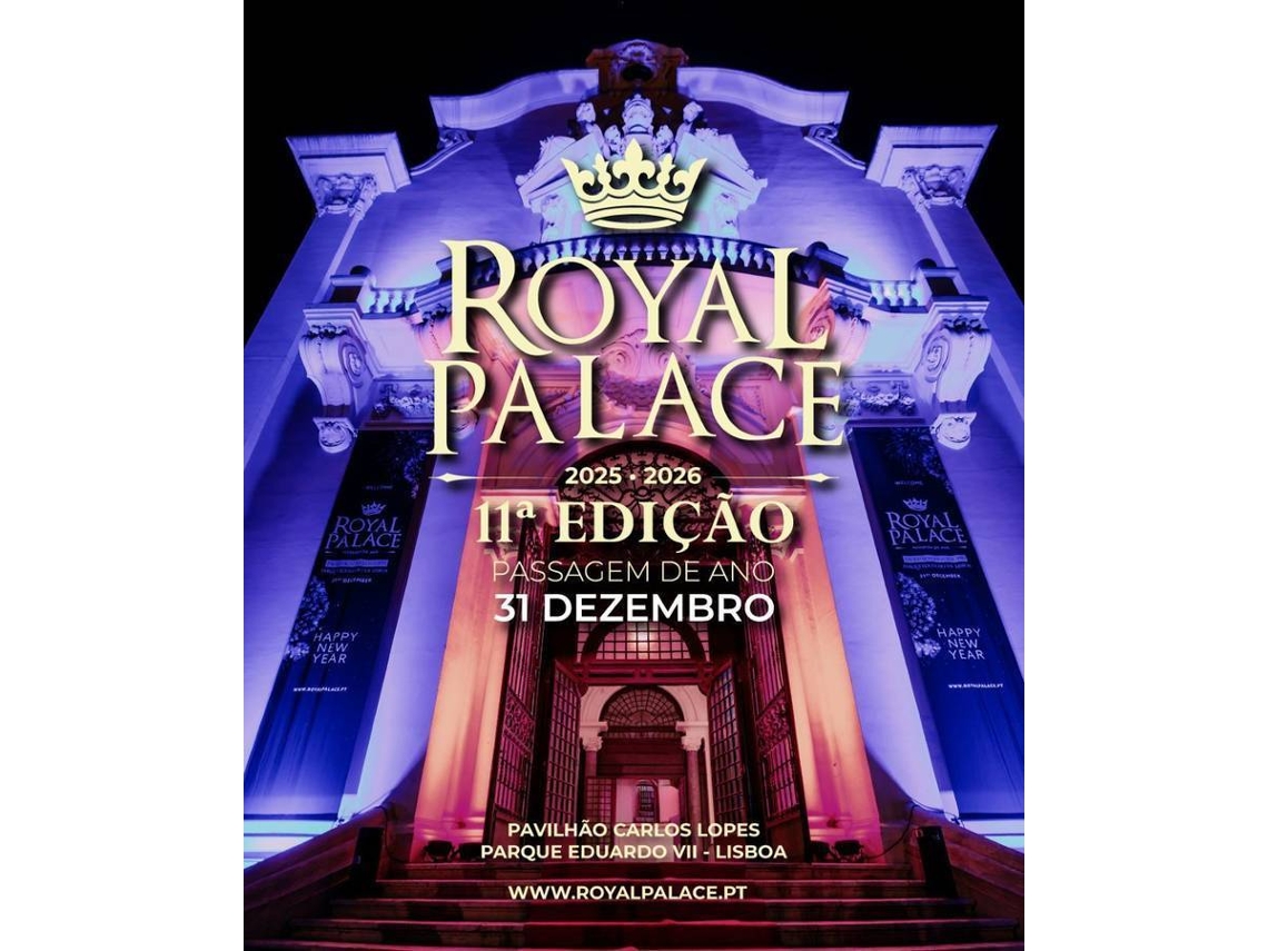 Bilhete ROYAL PALACE Passagem Ano 11ª Edição