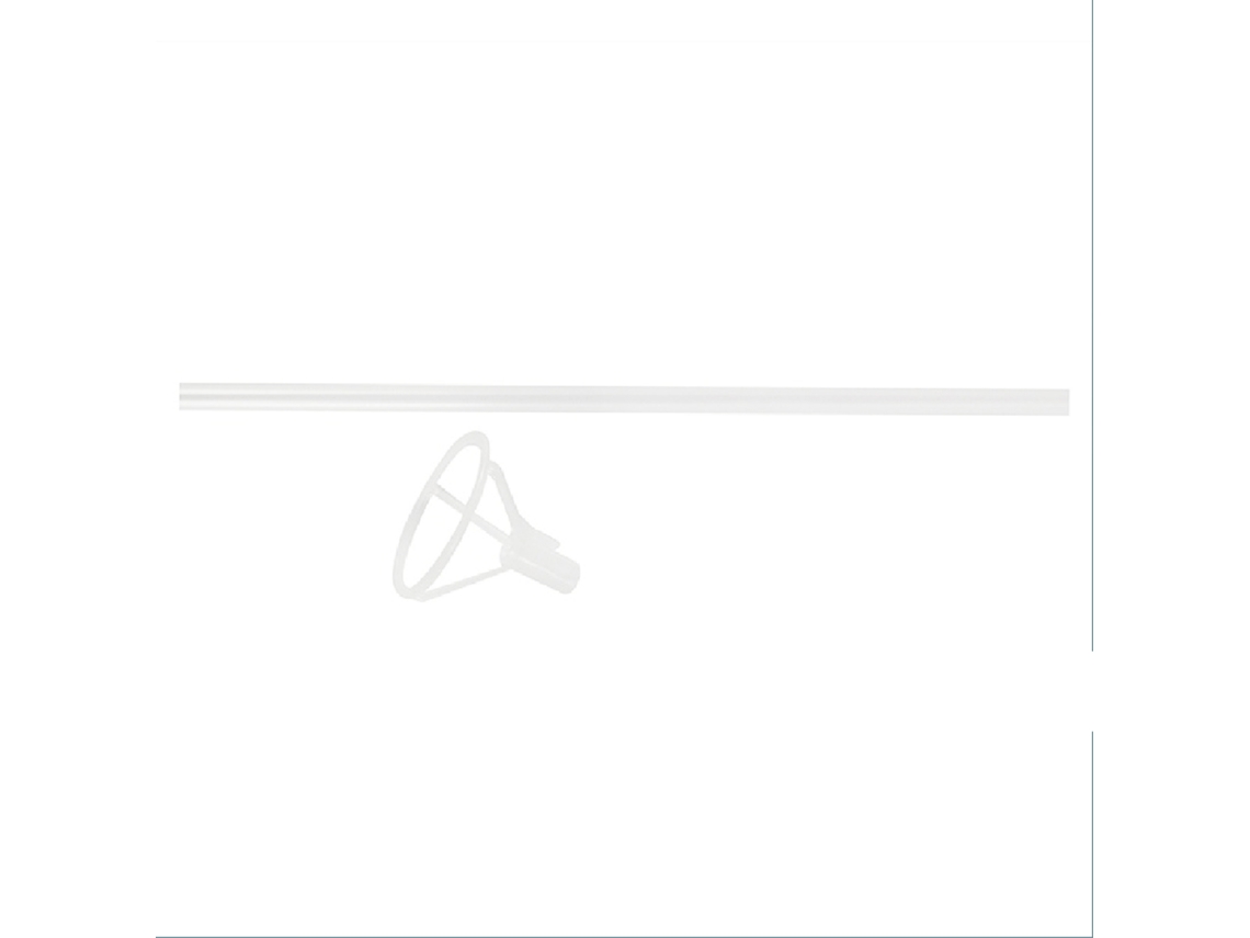 50pcs Vara com Xícara para Balões Transparentes, Apoio de 15.7in