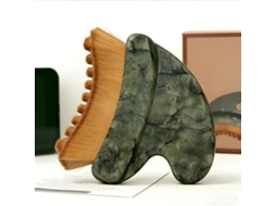 Escova Facial para Contorno Linfático, com Bordas Semelhantes a Jade e Cerdas Ultramacias de 0,075 Mm Verde. SIURN