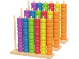 Brinquedos De Classificação Por Cores, Conjunto 3 Peças Montessori