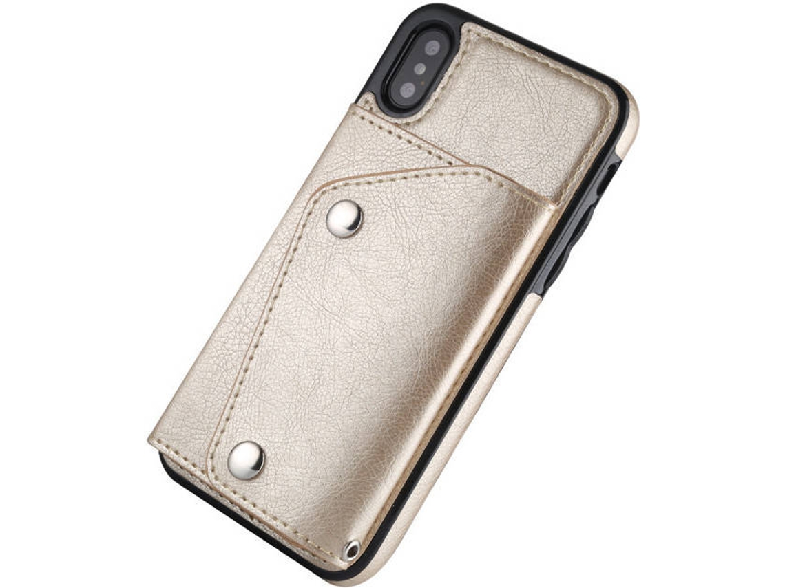 Capa iPhone X WISETONY Bailisheng-137 Dourado