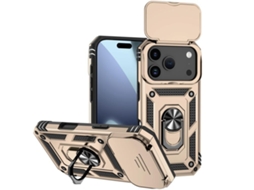 Capa Para Iphone 17 Pro - Suporte Deslizante Para Câmera