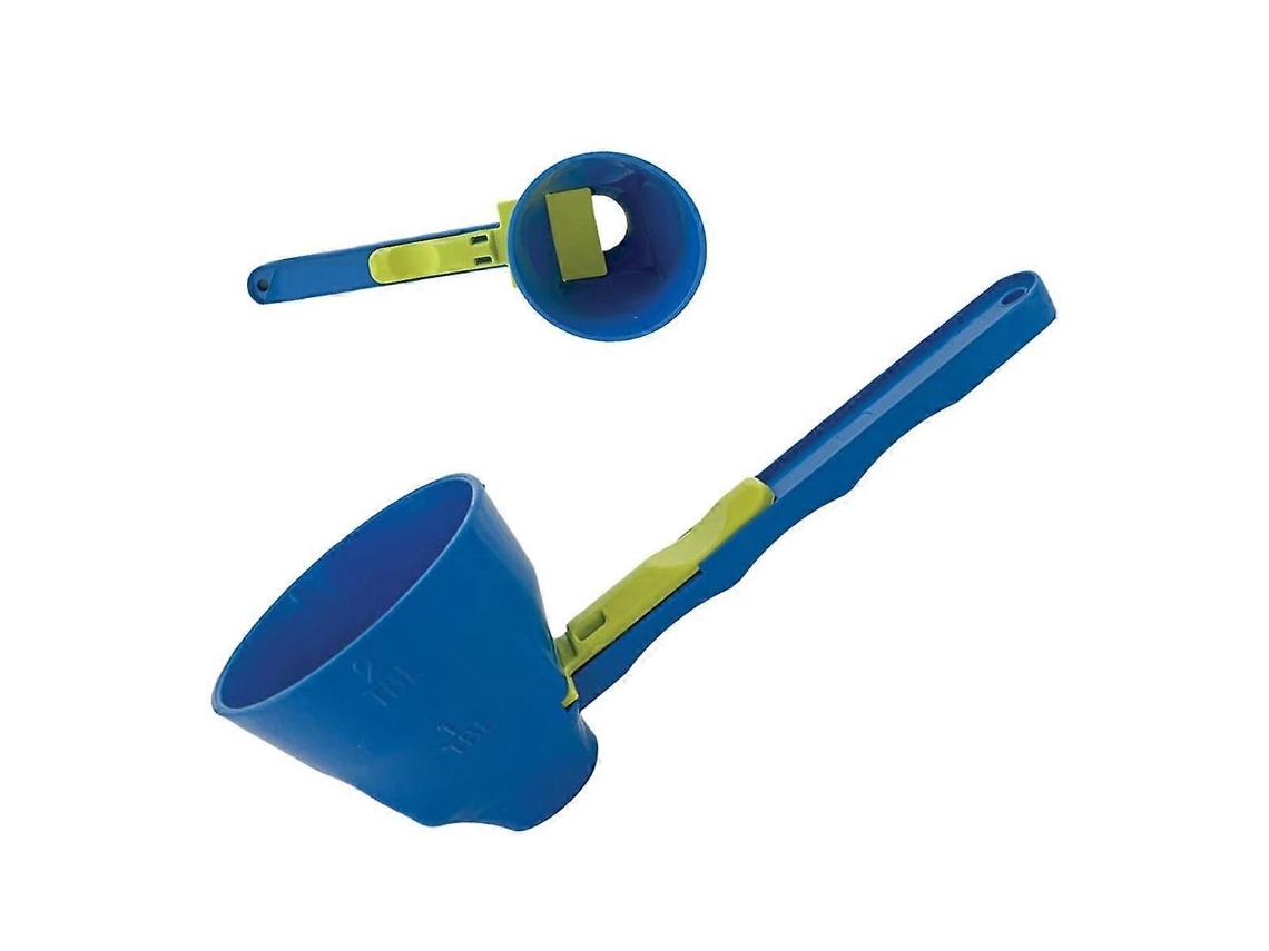 Funil Com Colher Medidora Para Suplementos E Proteína Em Pó