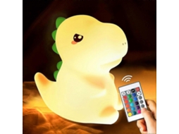 Luminria Noturna Infantil Com Tema De Dinossauro, Lmpada Led Porttil A Bateria Compatvel Com Quarto Aquaforge