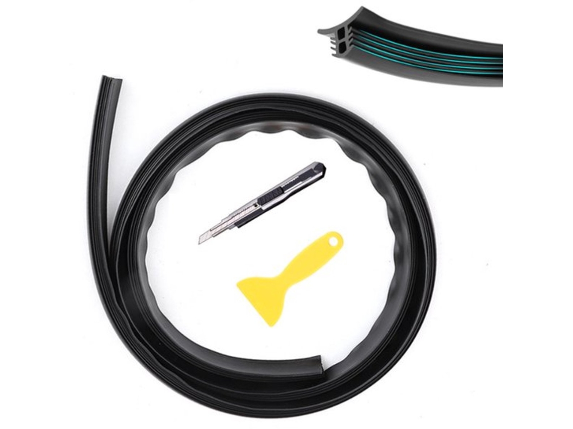 Guarnição De Borracha Para Carro, 1,6 Metros, Impermeável, À Prova De Poeira, Autoadesiva, Faixa Decorativa, Redução De Ruído