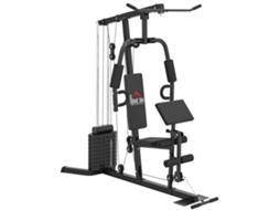 Multi academia 45 Kg (bloco de Pesos, Aço Preto, 180x108x200cm)