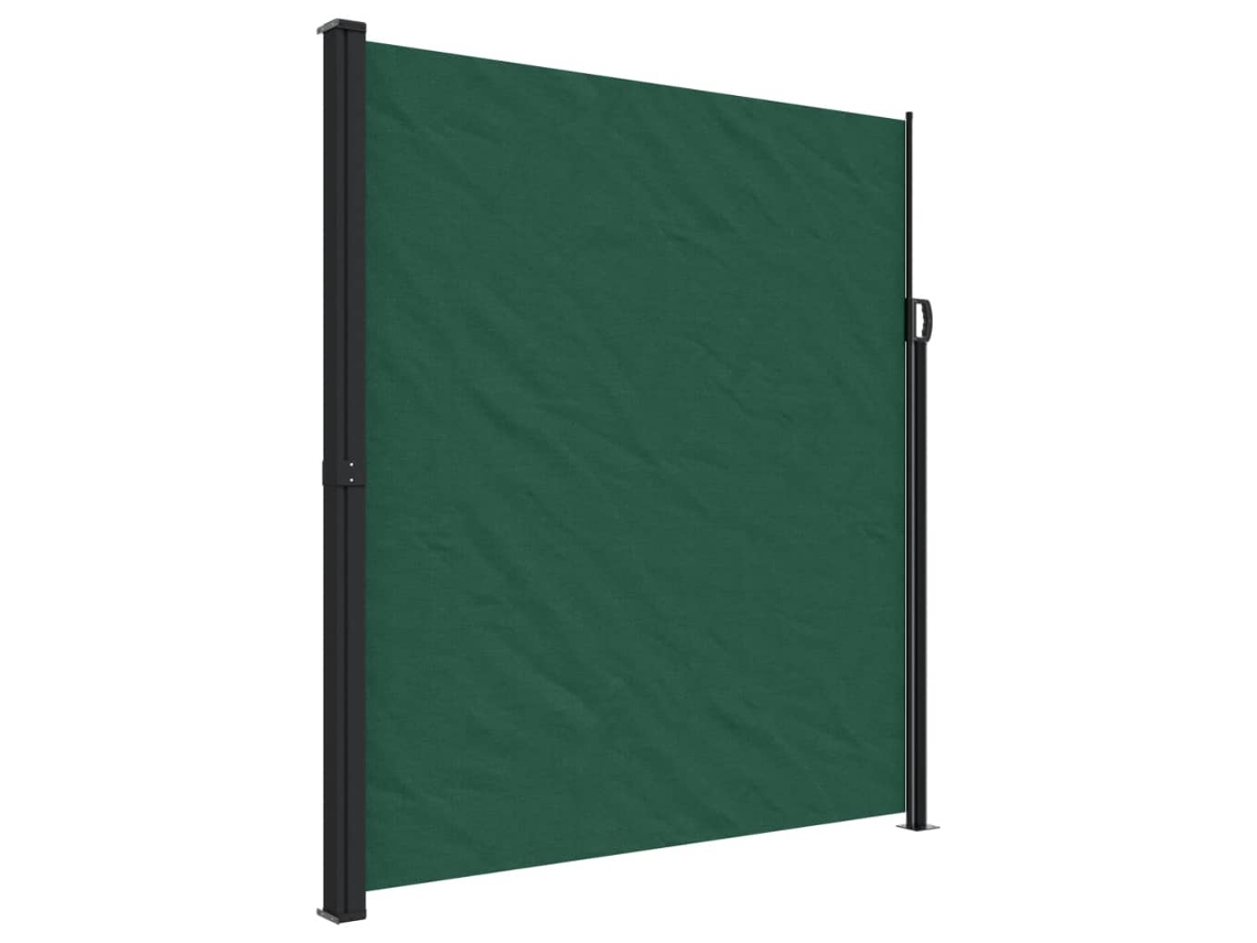 Retractable Side Awning, Retractable Side Awnings Vidaxl Verde Poliéster (220 X 500 Cm)