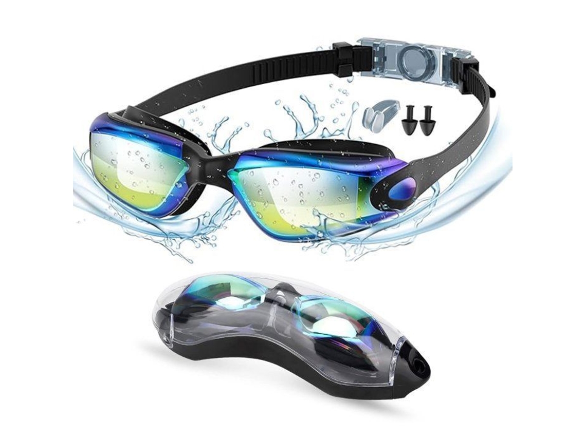 Óculos de Natação de Duas Peças com Proteção Uv AQUAFORGE
