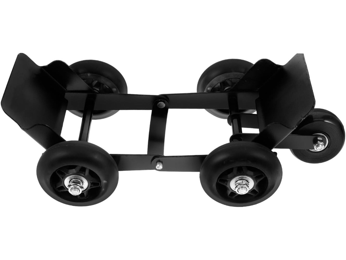 Ferramenta Para Movimentar Pneus De Motocicletas, Rolo Metal Preto,