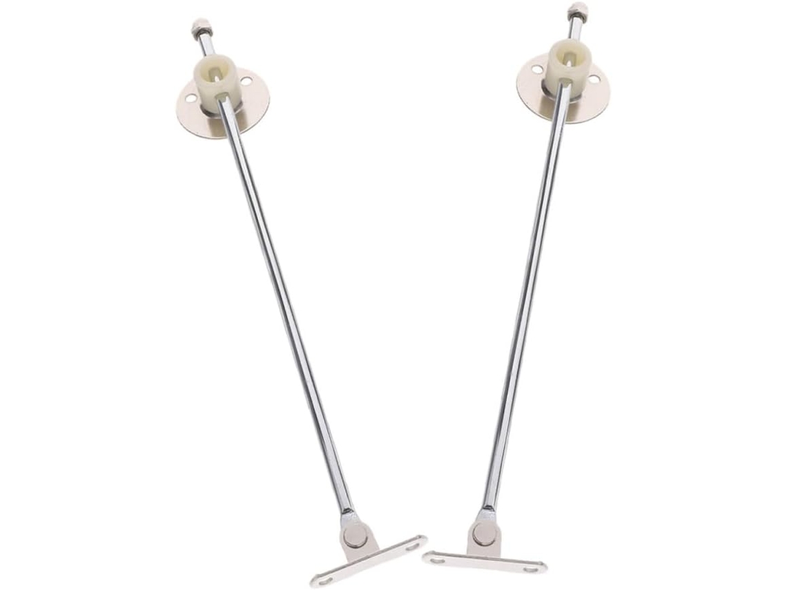 2 Dobradiças De Ferro Para Portas Armários Cozinha Com Suporte Tampas Basculantes, Com Altura E Ângulo Ajustáveis Móveis