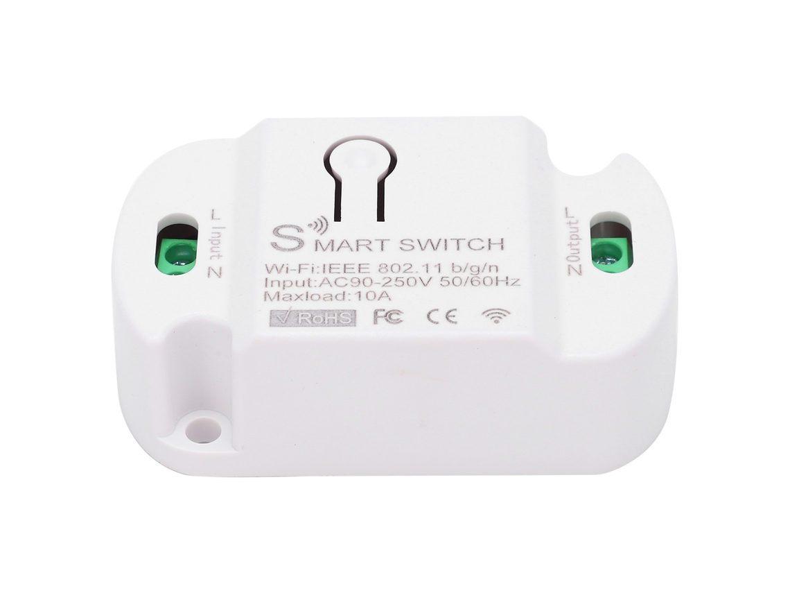 Interruptor Inteligente Wifi, Controlo Remoto, Controlo Temporizado