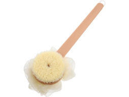 Escova Esfoliante Corporal Ergonômica Anneome Com Cabo Longo E Esponja Espumante Rosca, Ideal Para Costas E Banho
