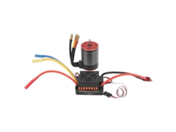 Combo Esc Brushless 60a Waterproof 5200kv Motor De Cobre Puro Para Traxxas Carro Rc