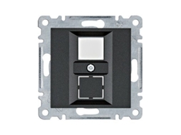 Luz | Suporte Duplo Preto Keystone Jack Wl2323 Hager