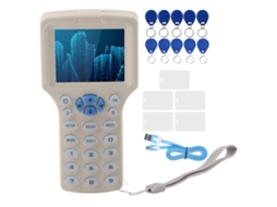 Kit Leitor E Copiadora De Cartões Rfid Multifrequência Para Controle De Acesso