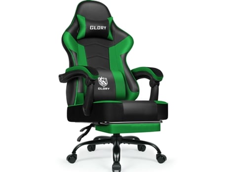 Cadeira Gaming DACCORMAX Ergonômica (Verde)