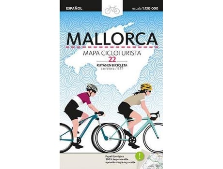 Livro Mapa Cicloturista Mallorca de Joan Esteve (Espanhol)
