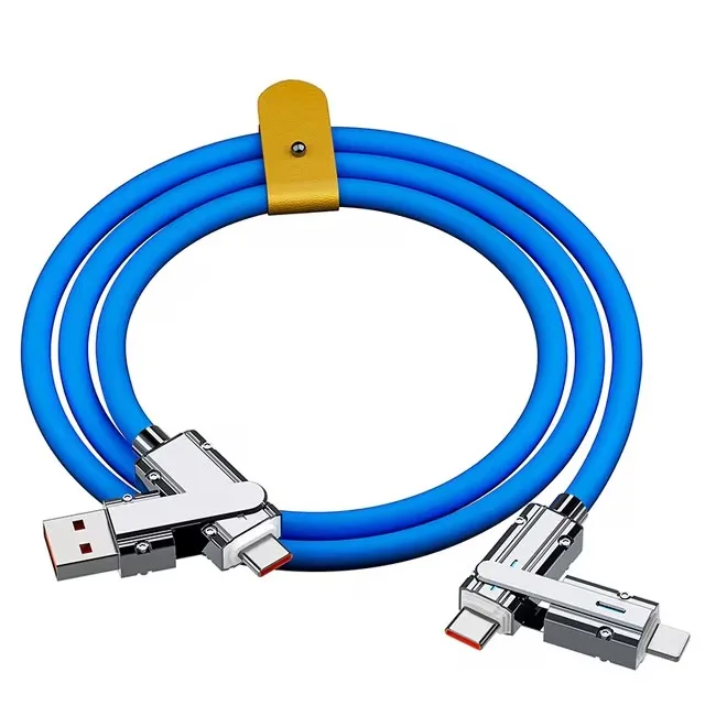 Cabo De Dados Usb Tipo C Para Tipo C 4 Em 1 De 120 W (azul, 1,5 M)