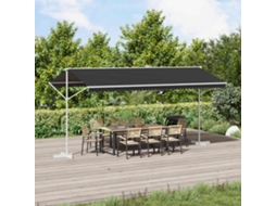 Vidaxl Toldo Livre Antracite 5 X 3 M Poliéster