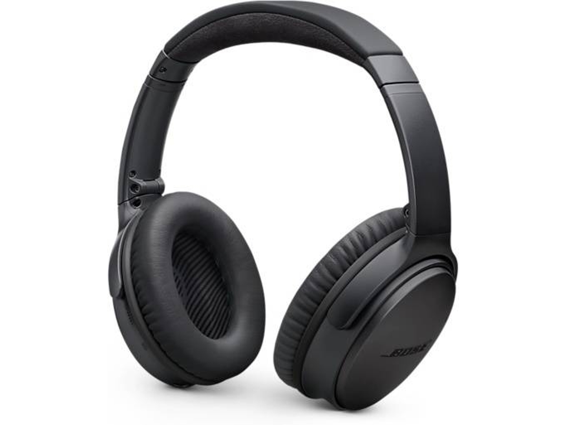 Auscultadores Bluetooth BOSE QuietComfort  35 II (Over Ear - Microfone - Noise Cancelling - Preto)