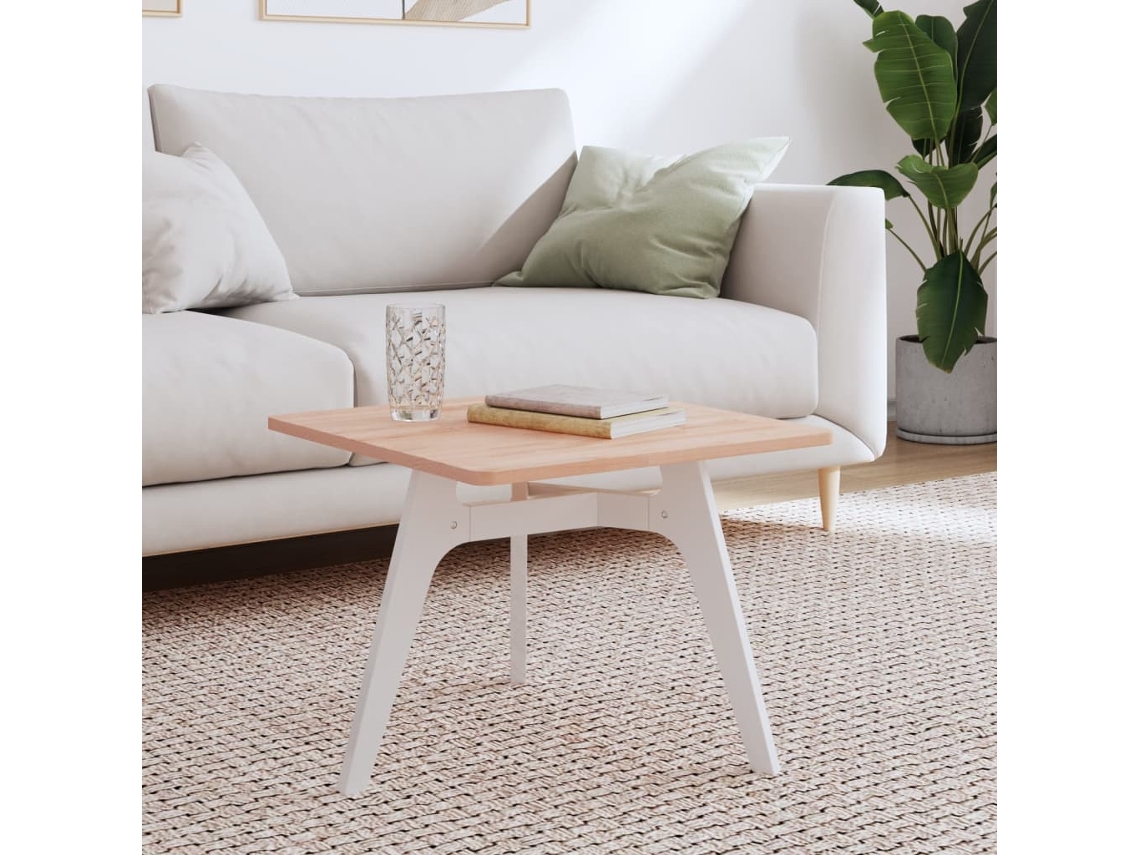 Vidaxl Tampo De Mesa Quadrado 50x50x1,5 Cm Madeira De Faia Maciça