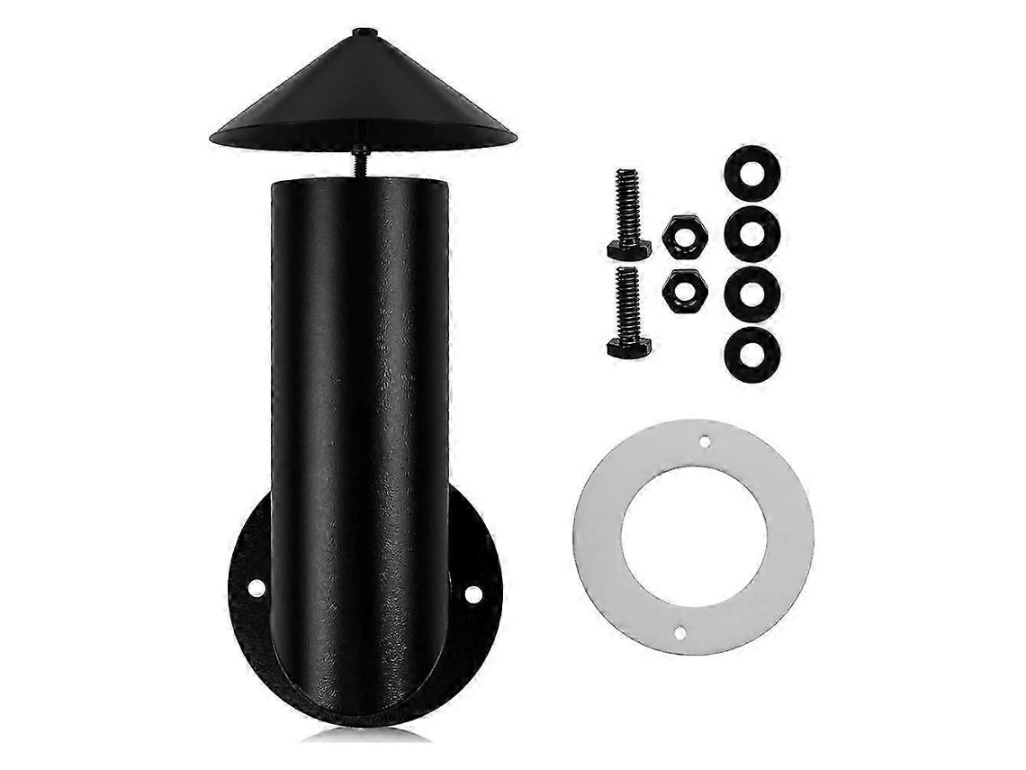 Kit De Reposição De Chaminé Para Churrasqueira De Pellets, 14 Polegadas, Tampa Ajustável, Aço Resistente
