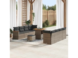 Vidaxl Conjunto De Sofá De Jardim 12 Unid. 10-número De Lugares