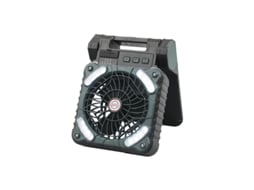 Ventilador Solar para Camping Temporizador Função Repelente de Mosquitos Energia Solar 5200mah com Carregamento Reverso MDUG (verde Escuro)