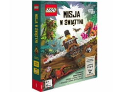 Livro da marca Lego Master. Missão no Templo