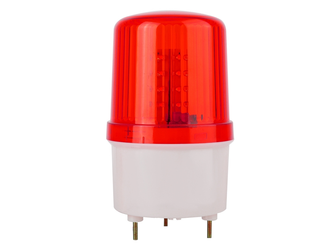 Luz De Advertencia Led Roja Parpadeante Outdoor Warehouse Para Tráfico Y Construcción 110v
