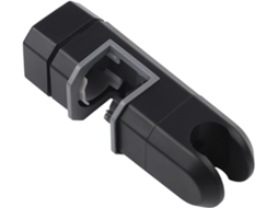 Suporte De Chuveiro Ajustável Cromado Para Barras Deslizantes 15mm A 30mm, Material Abs Com Base Antiderrapante Em