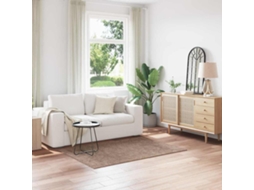 Vidaxl Tapete Shaggy Antiderrapante Castanho 120 X 170 Cm Pp