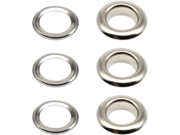 Conjunto de 50 Ilhós Metálicos 5 Mm Diâmetro Interno 0,19 Polegada