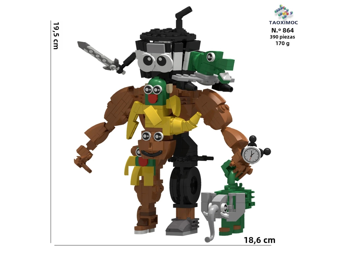 Brinquedo De Blocos De Montar Com O Personagem Ai Classic Of Mountains And Seas Mdug