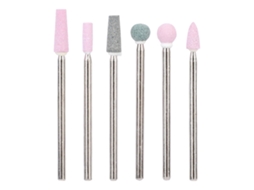 Conjunto de 6 brocas de aço inoxidável para fresa de unhas, acessórios para manicure, ferramenta JG5