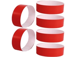 Pulseiras de papel, 100 pulseiras adesivas para entrada, à prova d'água e resistentes a arranhões, para eventos aquáticos.