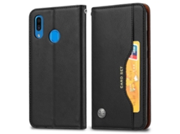 Capa De Couro Com Textura De Pele Amassada, Estilo Flip Horizontal, Para Galaxy A20e, Com Porta-retratos, Suporte Para Fotos, Compartimentos Para Cart