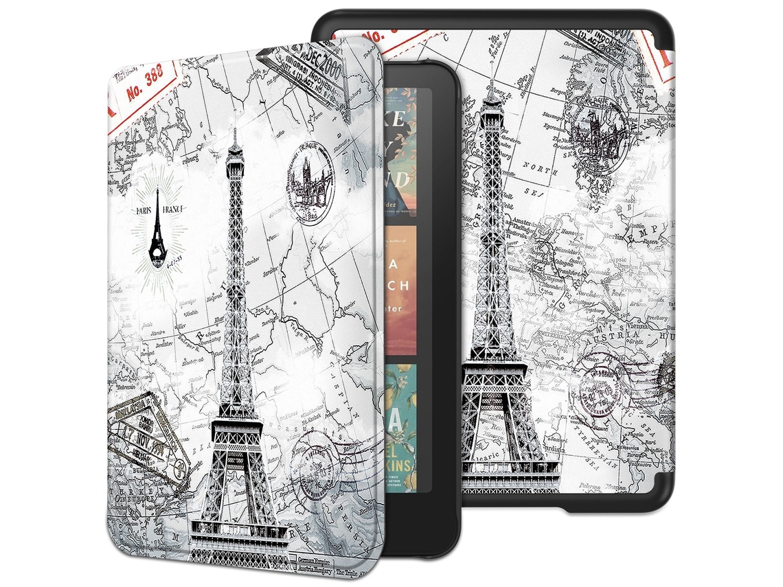 Elysve Capa Protetora Para 2024 Kindle Paperwhite De E-book De 12ª Geração Kpw6 7 Polegadas Torre De Ferro