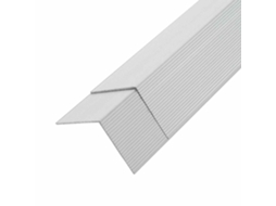 Decking Angle Trim, Decking Angle Trims Vidaxl Prateado Alumínio (n/a)