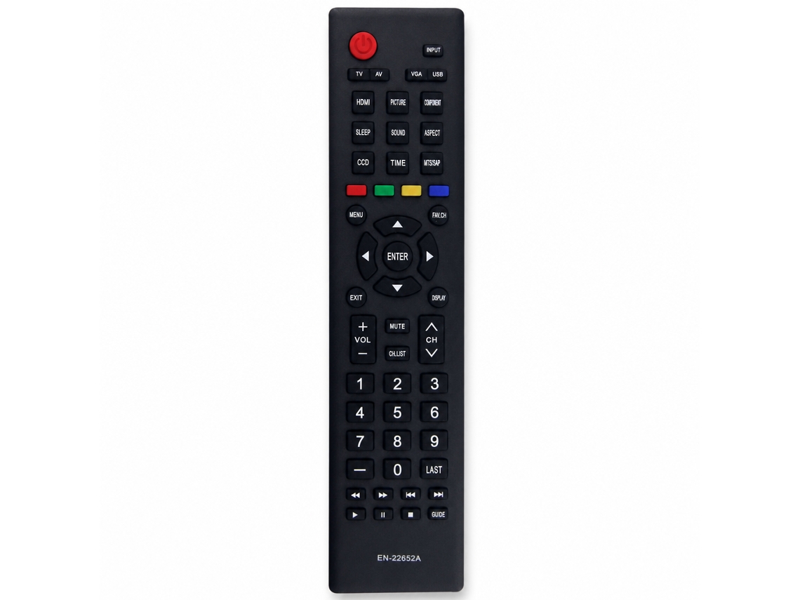 Comando À Distância Para Tv Compatível Com Hisense En-22652a