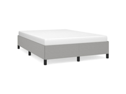 Bed Frame, Bed Frames Vidaxl Cinzeto Tecido (140 X 200 Cm)