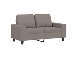 2-seater Sofa, 2-seater Sofas Vidaxl Cinzento-acastanhado Tecido (n/a)